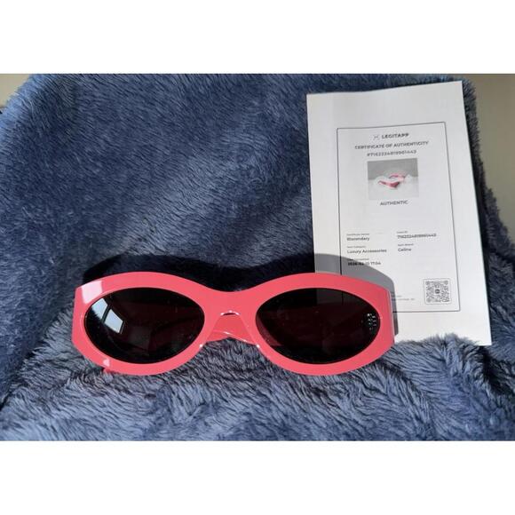 CELINE Women’s Cat Eye Pink Sunglasses NWOT